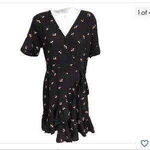 Xhileration Faux Wrap Dress